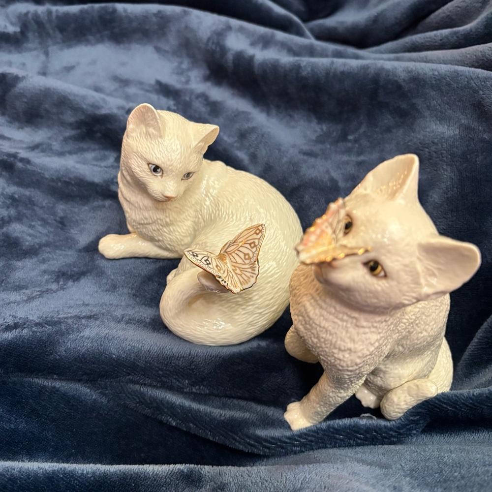 Lenox Kittens Cats. Enchantment & Eye to eye.